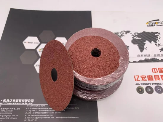 Vulcanized Grinding Sanding Fiber Disc with Ceramic Abrasive, Zirconia Fused Alumina, Aluminum Oxide, Silicon Carbide