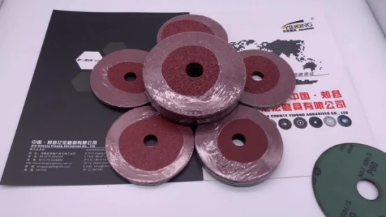0.8/0.6mm Fiber Paper Aluminum Oxide/Silicon Carbide Fiber Disc