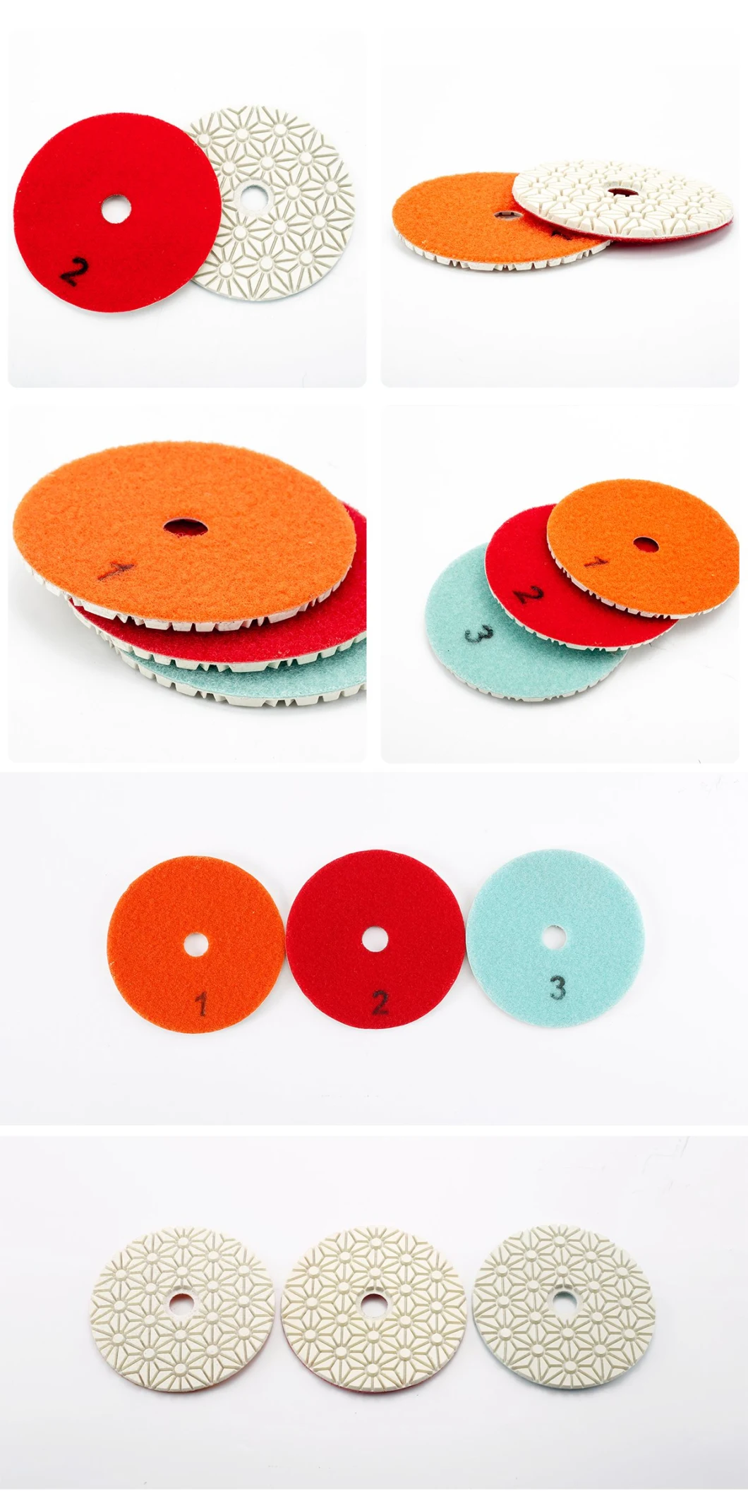 7 Inch Diamond Polishing Pad for Curved Surface