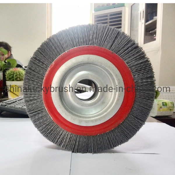 7 Inch 6mm Nylon Abrasive Wheel Brush (YY-236)