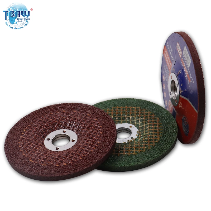 4&prime;&prime;/4.5&prime;&prime;/5&prime;&prime;/6&prime;&prime;/7&prime;&prime;/9&prime;&prime;inch Thickness 6mm 2.5/3net Polishing Abrasive Grinding Wheel