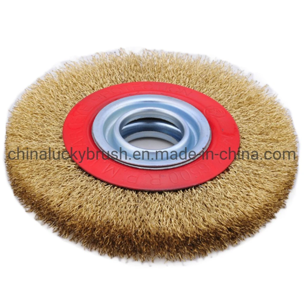 7 Inch 6mm Nylon Abrasive Wheel Brush (YY-236)