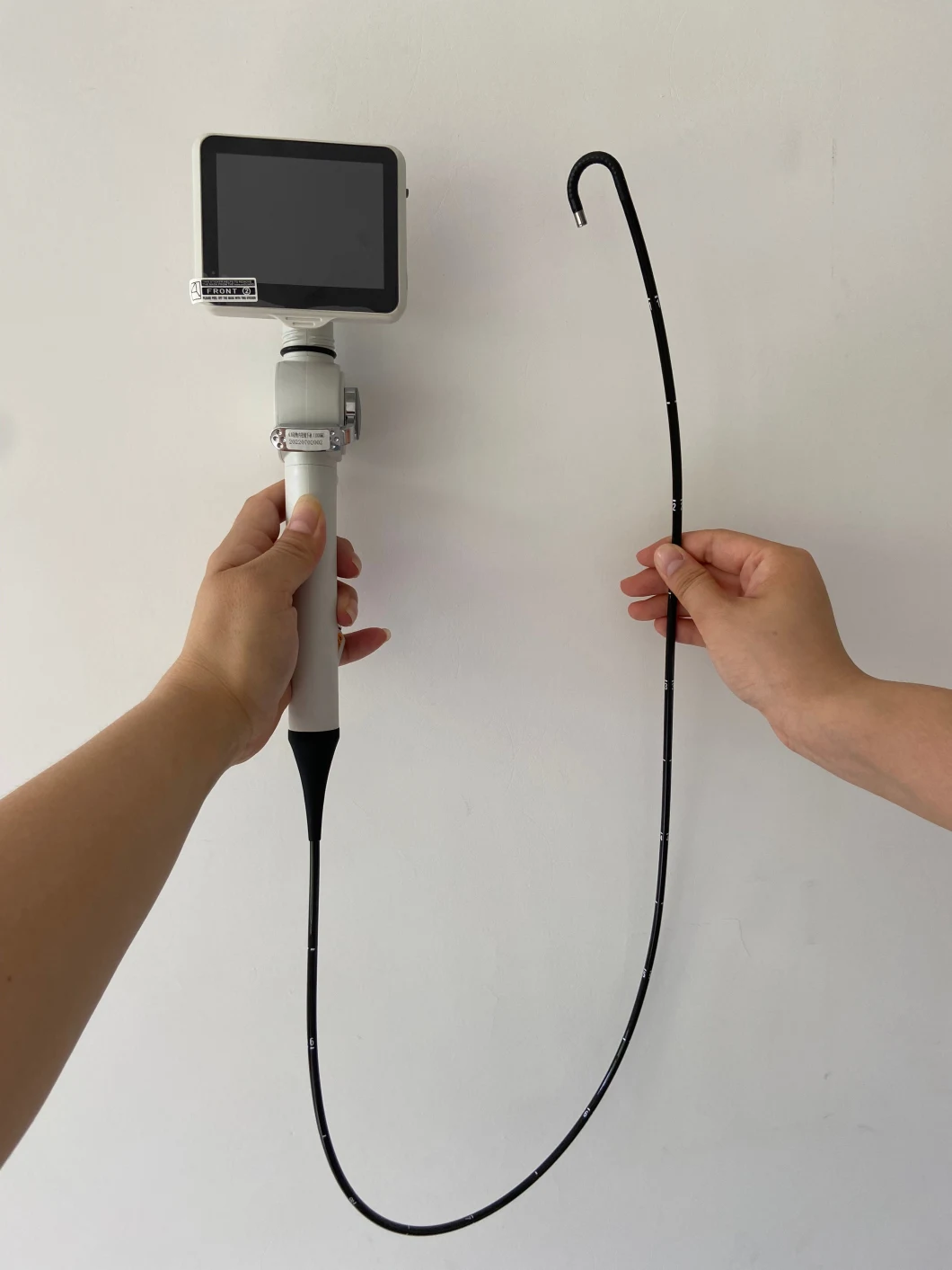 Flexible Video Endoscope with 2.8mm Distal End, 1.2mm Working Channel, 180 Degree Deflection, 3.5 Inch Display