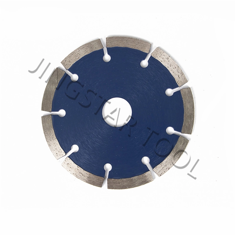 D125 Diamond Tools Hot Pressed Diamond Saw Blades of Sintered Segmented Shape for Granite Processing