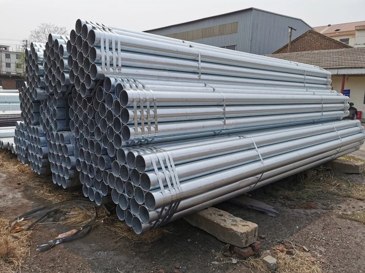 18 Gauge 1.2mm 1 Inch 1.5 Inch 2&quot; 2.5 Inch 4 Inch Round Pre Galvanized Steel Pipe Iron Tube