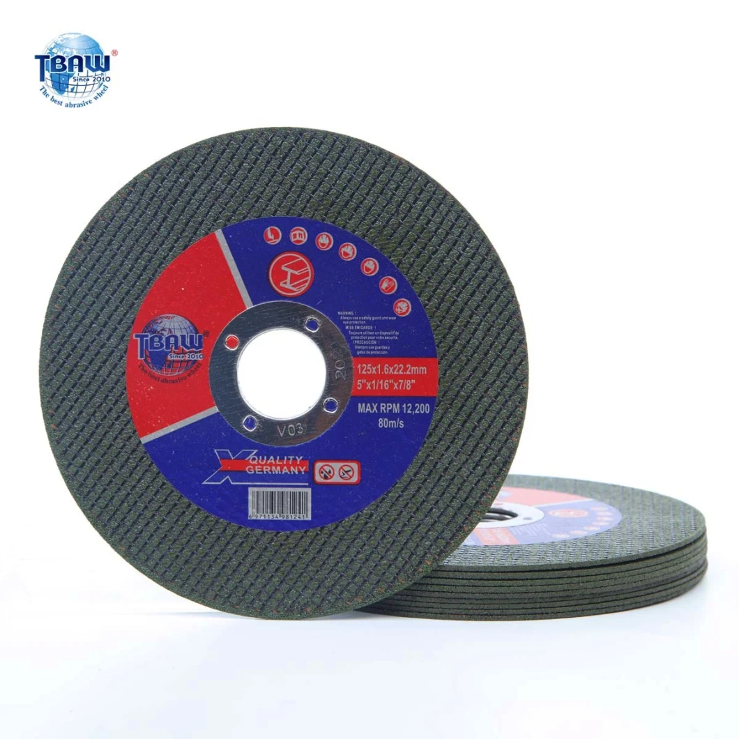 Specially Developed Cutting Metal 5inch Cut off Wheel Professional Manufacture