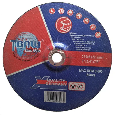 9 Inch X 6 mm Abrasive Metal Grinding Wheel