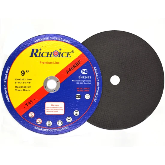 Richoice Diameter 50mm Thickness 6mm Bore 10mm T29 Abrasive Grinding Wheel for Cutting Metal